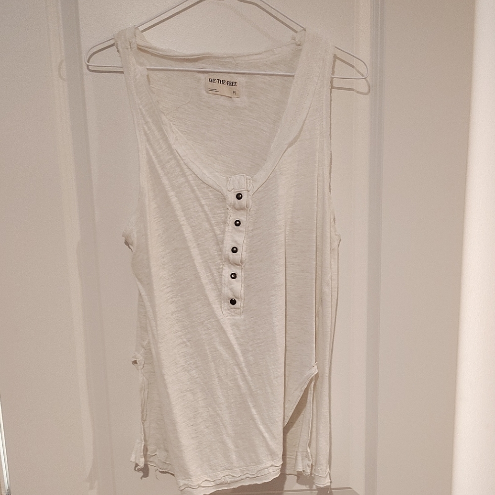 Free People We The Free Love Language Solid Tank Top